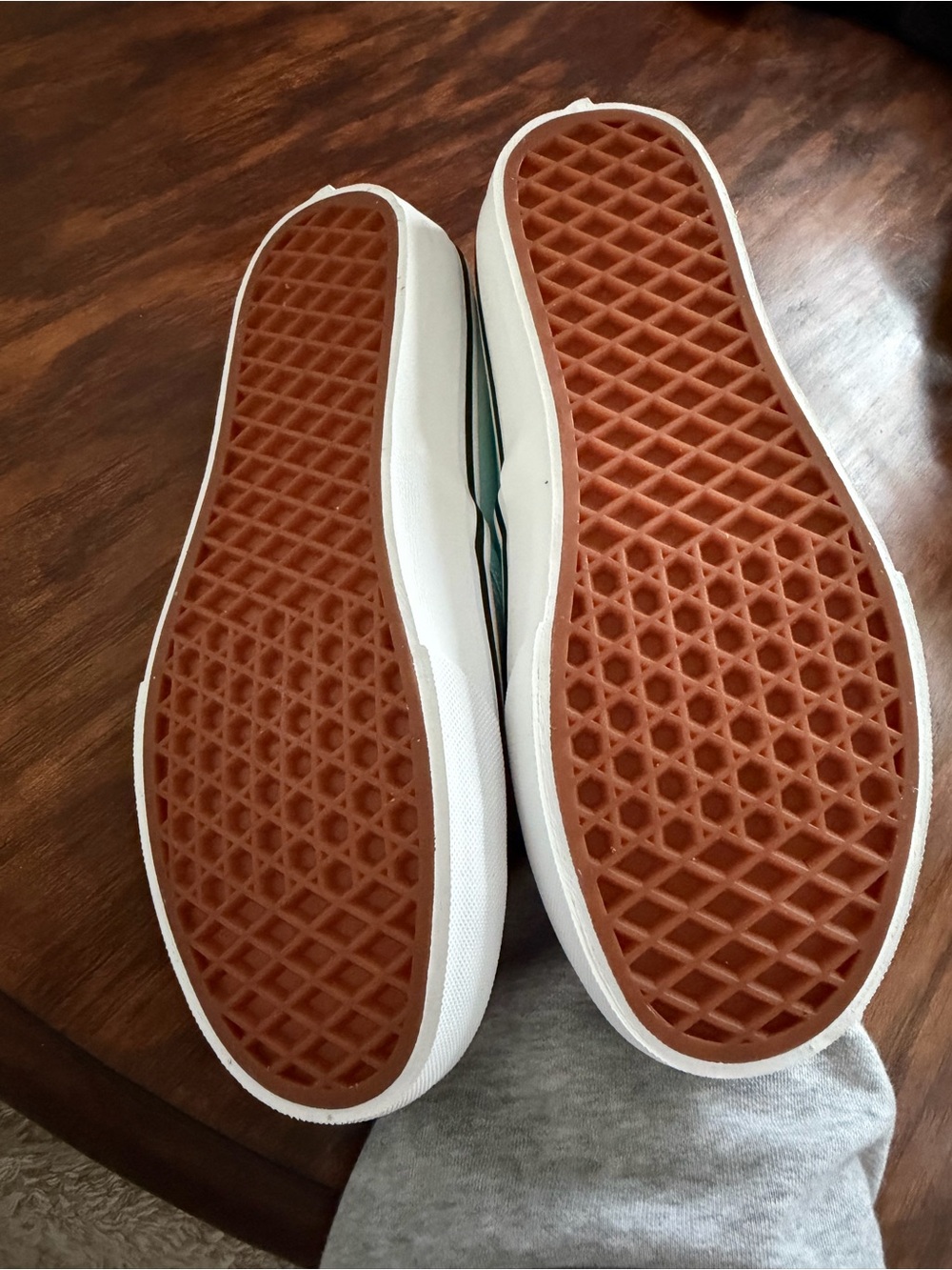 Vans Slip-On Gradient Teal to Pink Canvas Shoes - Picture 2 of 2